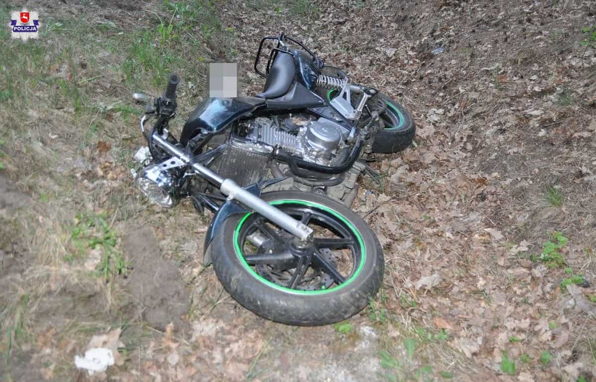 Motocyklista zginął