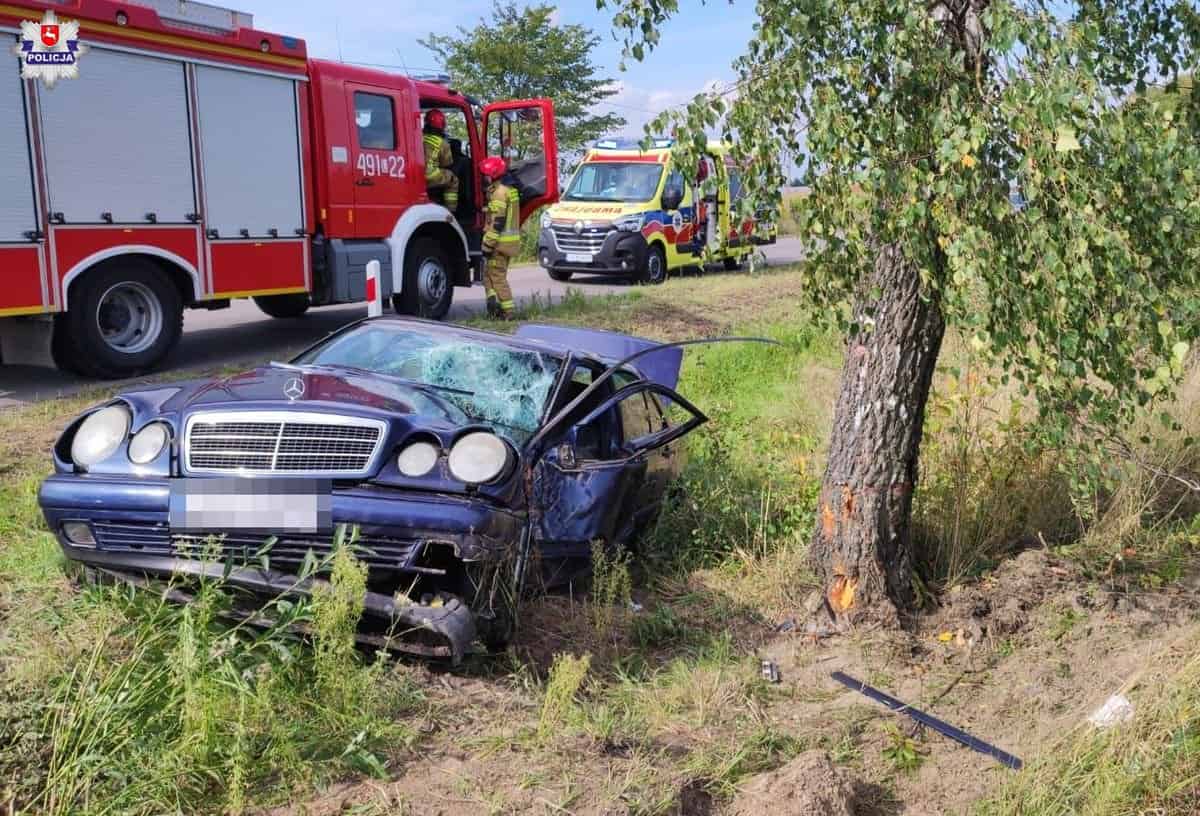 Wypadek w Hołownie.