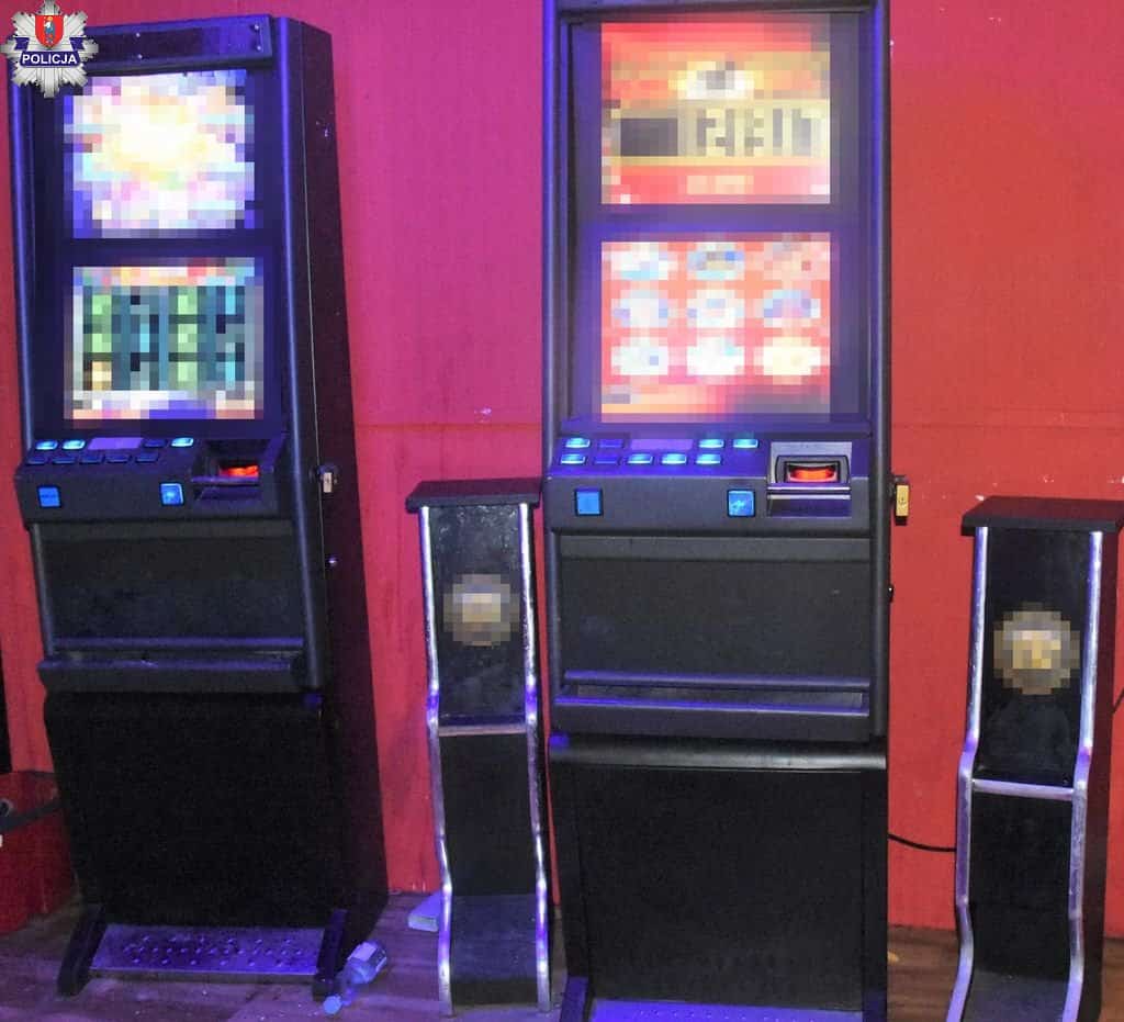 Nielegalne automaty do gry zabezpieczone przez Policję.